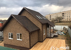 Строительство каркасного дома в д. Кудрово